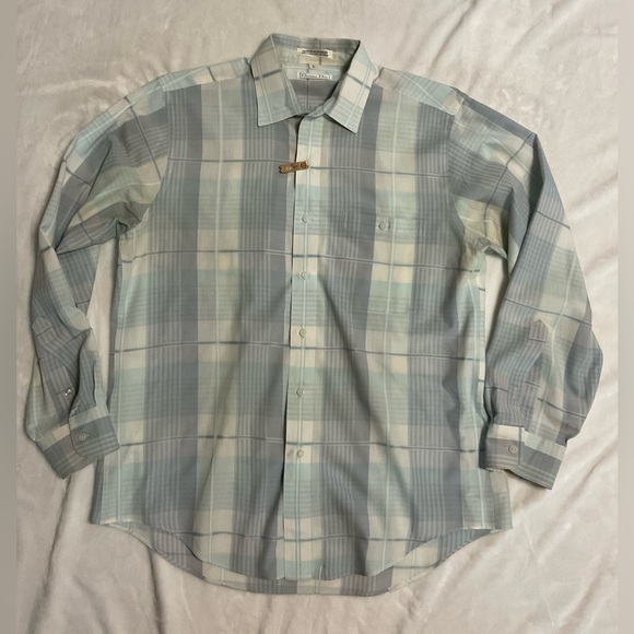 Dior Other - Christian Dior Blue and White Casual Button Down Shirt